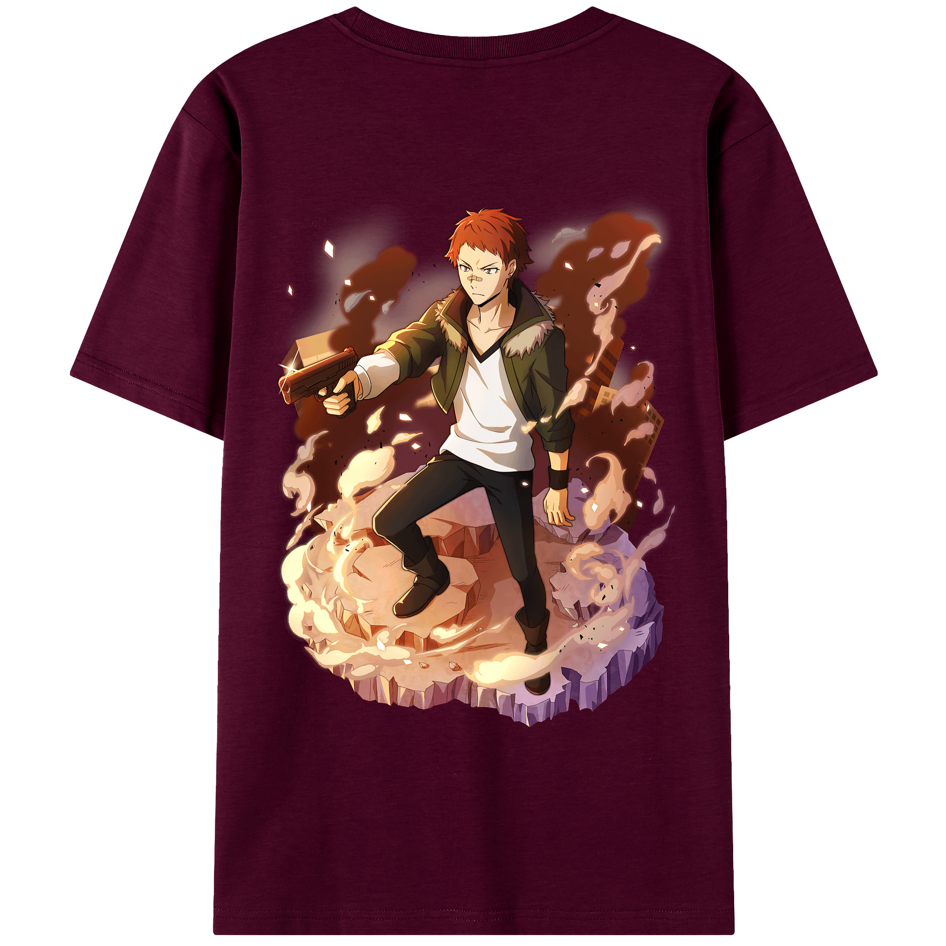 （画像用） 文豪ストレイドッグス Bungo Stray Dogs レディース半袖Tシャツ(バックプリント)
